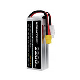2200mAh 6S 22.2V 70C LiPo Battery Pack with XT60 Plug for 500-class Helicopters and FPV Racing