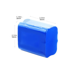 11.1V 18650 3S2P 6400Mah 18650 Lithium Ion Li-ion Rechargeable Battery pack