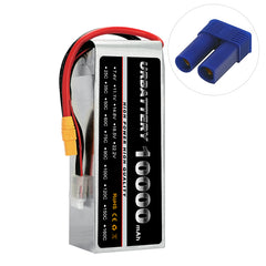 10,000mAh 22.2V 6S 60C LiPo Battery Pack with EC5 Connector - Extreme Power Series