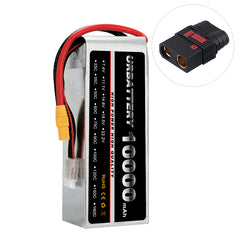 10,000mAh 22.2V 6S 60C LiPo Battery Pack with EC5 Connector - Extreme Power Series