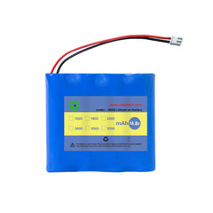 Rechargeable 14.8V 18650 Li-ion Battery Pack (4S1P, 2600–3200mAh) with Built-in PCM Protection, Multiple Connector Options