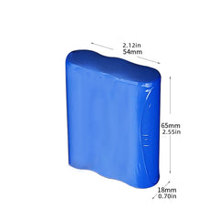 Rechargeable 14.8V 18650 Li-ion Battery Pack (4S1P, 2600–3200mAh) with Built-in PCM Protection, Multiple Connector Options