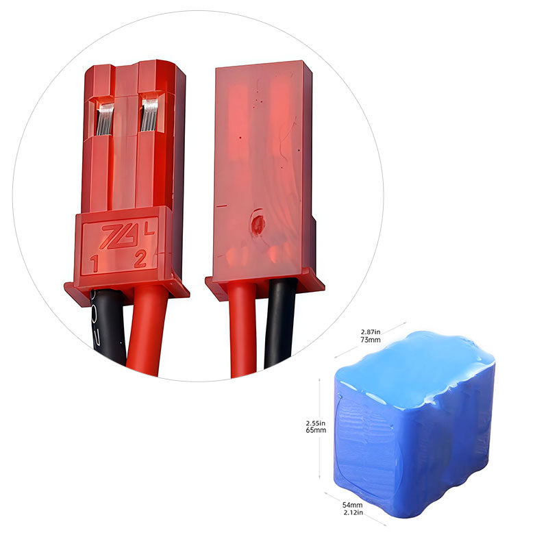 High-Capacity 14.8V 18650 Pack (4S3P), 4.5–9Ah Rechargeable Battery