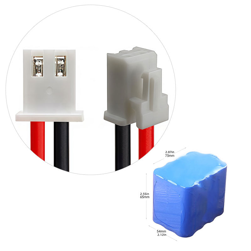 High-Capacity 14.8V 18650 Pack (4S3P), 4.5–9Ah Rechargeable Battery