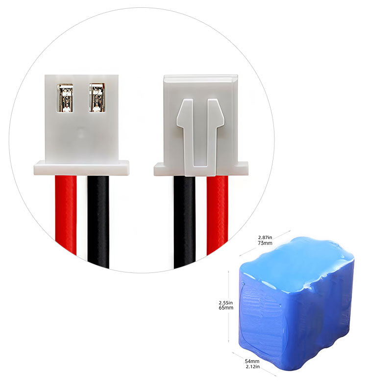 High-Capacity 14.8V 18650 Pack (4S3P), 4.5–9Ah Rechargeable Battery