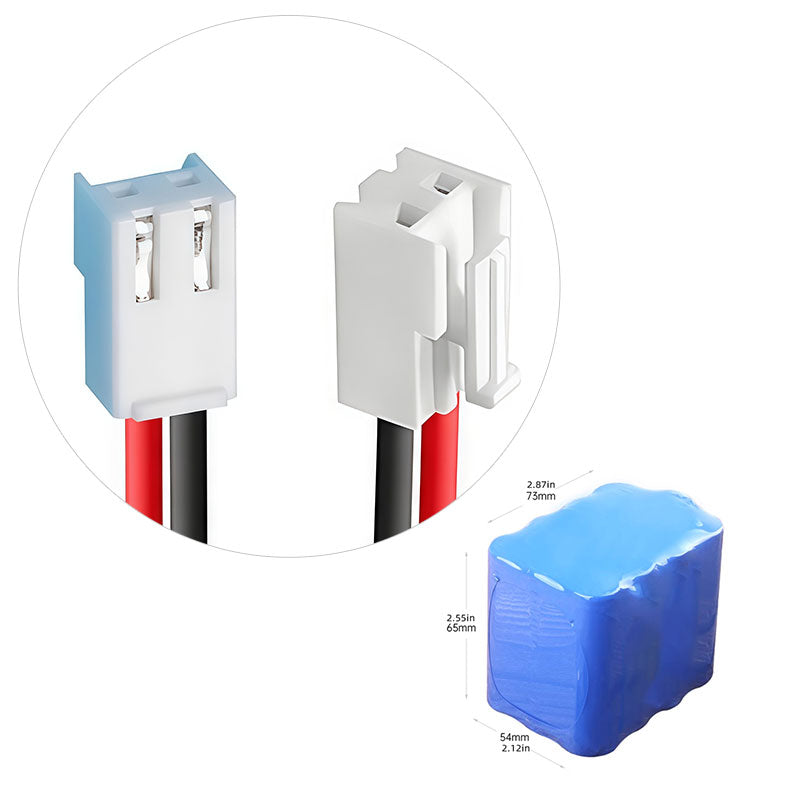 High-Capacity 14.8V 18650 Pack (4S3P), 4.5–9Ah Rechargeable Battery