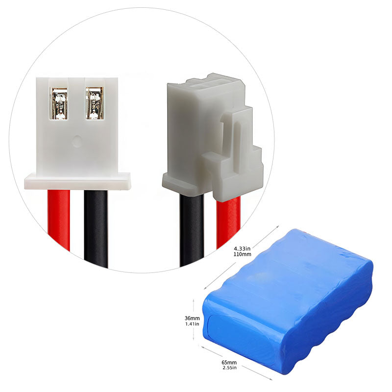 High-Capacity 14.8V 18650 Pack (4S3P), 4.5–9Ah Rechargeable Battery