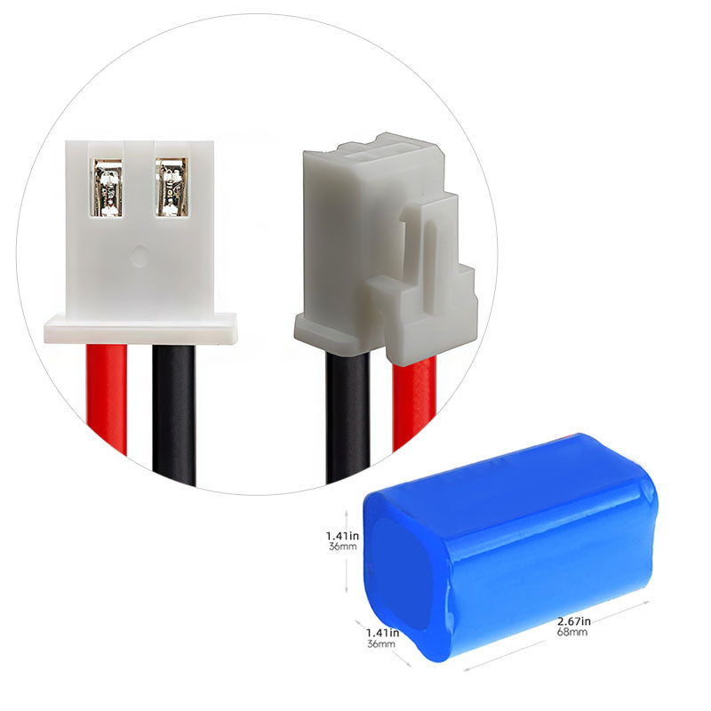 Rechargeable 14.8V 18650 Li-ion Battery Pack (4S1P, 2600–3200mAh) with Built-in PCM Protection, Multiple Connector Options