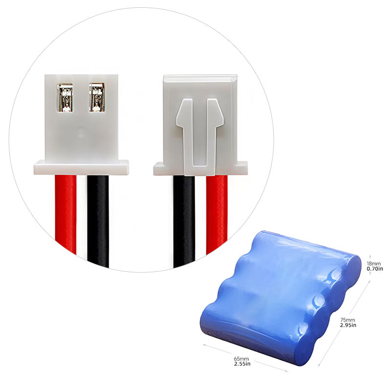 Rechargeable 14.8V 18650 Li-ion Battery Pack (4S1P, 2600–3200mAh) with Built-in PCM Protection, Multiple Connector Options