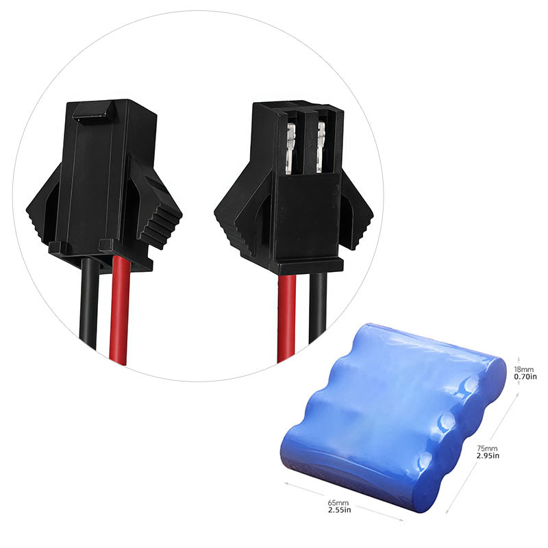 Rechargeable 14.8V 18650 Li-ion Battery Pack (4S1P, 2600–3200mAh) with Built-in PCM Protection, Multiple Connector Options