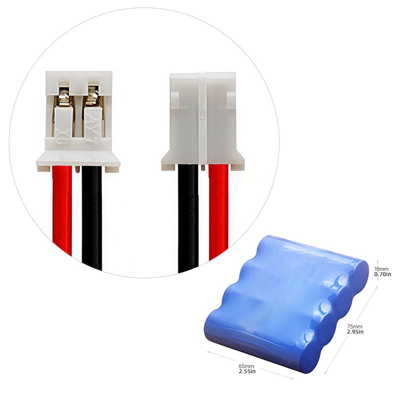 Rechargeable 14.8V 18650 Li-ion Battery Pack (4S1P, 2600–3200mAh) with Built-in PCM Protection, Multiple Connector Options