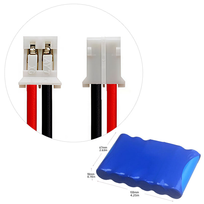 11.1V 18650 3S2P 6400Mah 18650 Lithium Ion Li-ion Rechargeable Battery pack