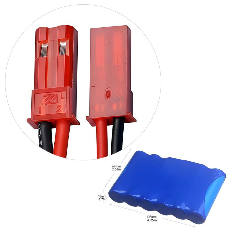 11.1V 18650 3S2P 6400Mah 18650 Lithium Ion Li-ion Rechargeable Battery pack