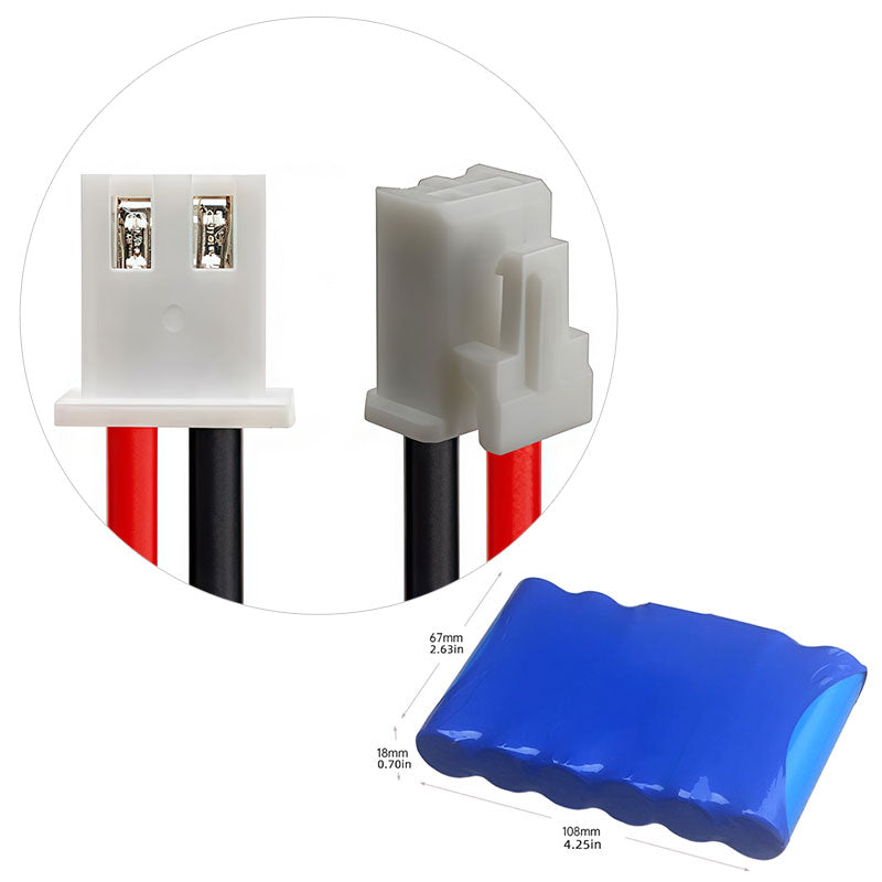 11.1V 18650 3S2P 6400Mah 18650 Lithium Ion Li-ion Rechargeable Battery pack