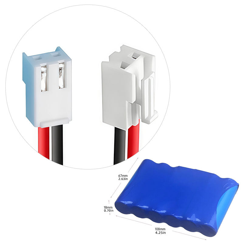 11.1V 18650 3S2P 6400Mah 18650 Lithium Ion Li-ion Rechargeable Battery pack