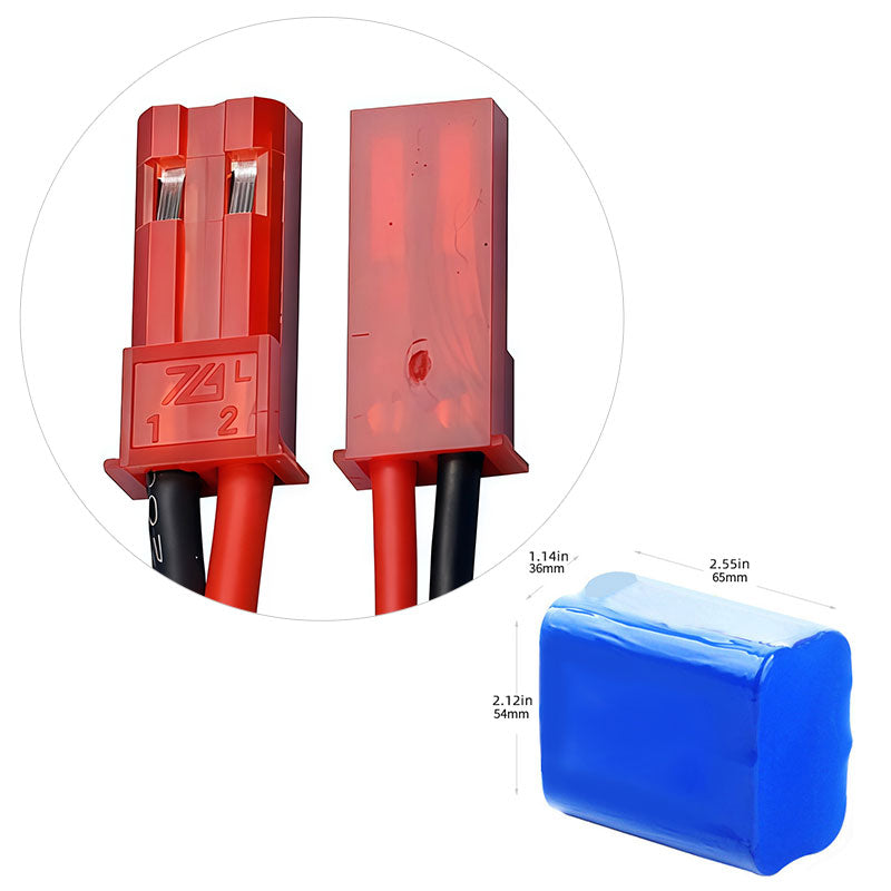 11.1V 18650 3S2P 6400Mah 18650 Lithium Ion Li-ion Rechargeable Battery pack