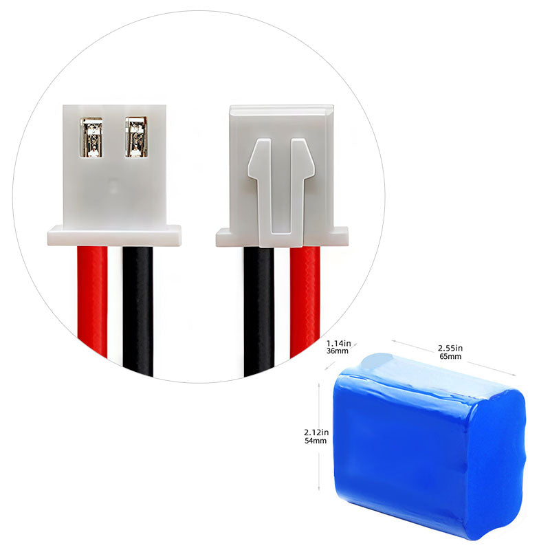 11.1V 18650 3S2P 6400Mah 18650 Lithium Ion Li-ion Rechargeable Battery pack