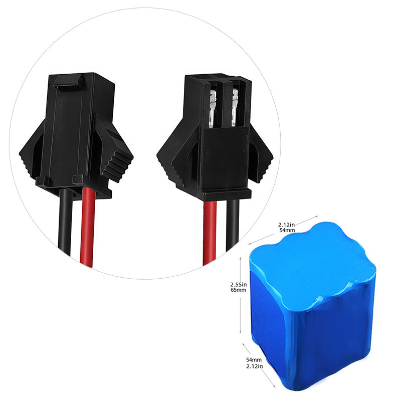 11.1V 7.8Ah Li-ion Battery Pack (3S3P 18650) for LED Lights/Router/DIY