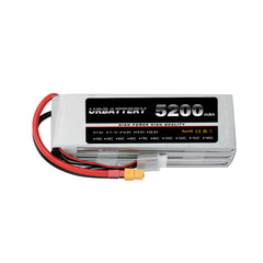5200mAh 2S 7.4V LiPo Battery – Supersport Pro, 35C/50C/75C/100C High-Discharge for 1/10 RC Cars & Planes (JST-XH Balance)